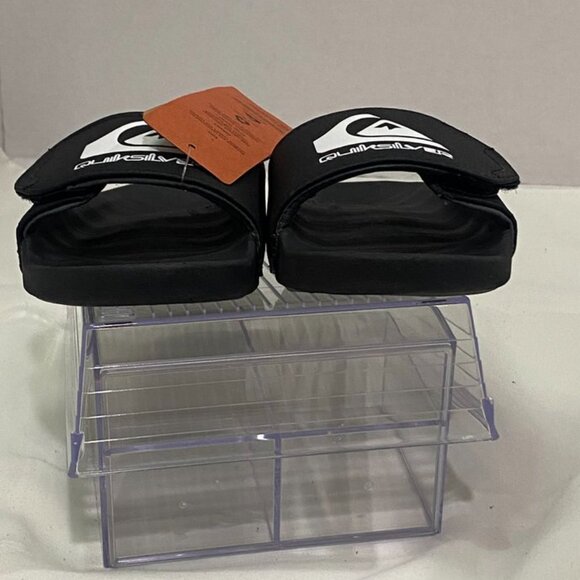 Quiksilver Sunset Slide Adjust Black Sandals Youth 12 / EU 29 - Picture 3 of 9